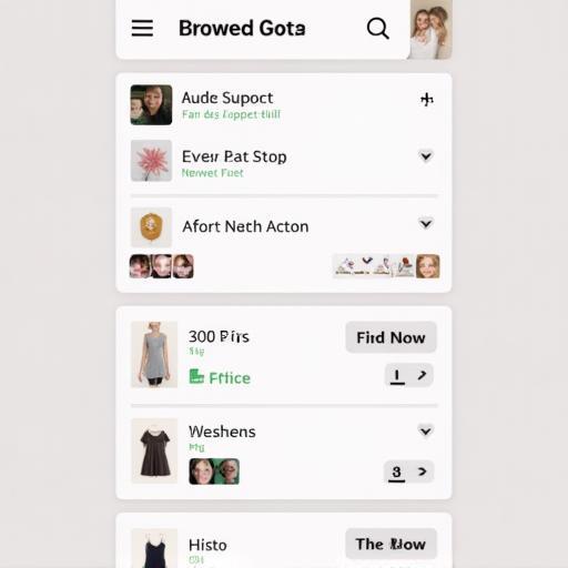 Screenshot of an e-commerce mobile app